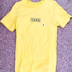Vans yellow Short Sleeve Tshirt mens Small
